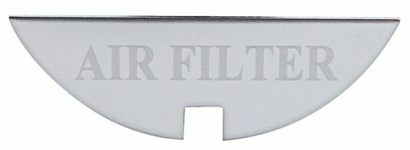UP Gauge Emblem for Freightliner Air Filter Stainless Steel Etched Letter #48084