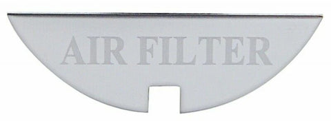 UP Gauge Emblem for Freightliner Air Filter Stainless Steel Etched Letter #48084