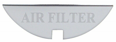 UP Gauge Emblem for Freightliner Air Filter Stainless Steel Etched Letter #48084