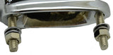 Lighted Hood Ornament Swan Bugler WindRider Blue Wings Chrome 7.5" GG#48097