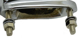 Lighted Hood Ornament Swan Bugler WindRider Blue Wings Chrome 7.5" GG#48097