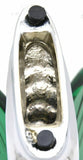 Lighted Hood Ornament Swan Bugler Windrider Green Wings Chrome 7.5" GG#48098