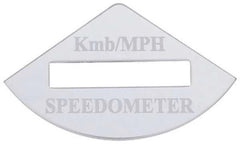 UP Gauge Emblem for Freightliner Kmb MPH Speedometer Stainless Etched #48121