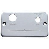 Lighter Window Right Dash Plate for Freightliner Stainless UP#48127