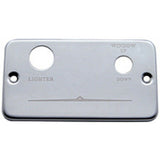 Lighter Window Right Dash Plate for Freightliner Stainless UP#48127