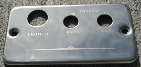 Dash Plate Lighter Window for Freightliner Various Models Stainless UP#48128