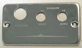 Dash Plate Lighter Window for Freightliner Various Models Stainless UP#48128