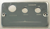 Dash Plate Lighter Window for Freightliner Various Models Stainless UP#48128