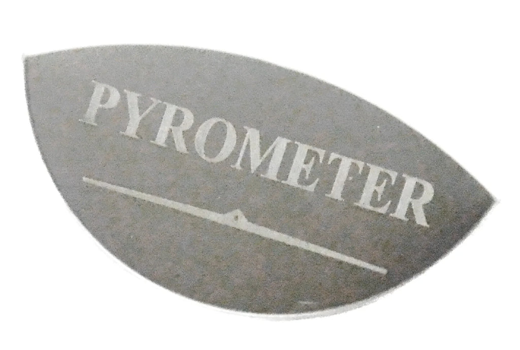 UP Gauge Emblem for International IHC Pyrometer Pyro Stainless Etched #48148