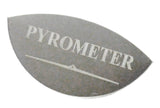 UP Gauge Emblem for International IHC Pyrometer Pyro Stainless Etched #48148