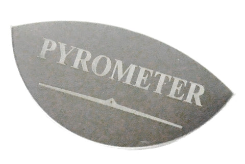 UP Gauge Emblem for International IHC Pyrometer Pyro Stainless Etched #48148