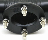 Hood Ornament Pull Bull Horn for Flat Surface Matte Black 12 7/8" Wide GG#48182