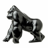 Hood Ornament Gorilla King Matte Black Metal 3 Hole Mount 4 3/4" Tall GG#48189