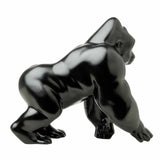 Hood Ornament Gorilla King Matte Black Metal 3 Hole Mount 4 3/4" Tall GG#48189