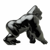 Hood Ornament Gorilla King Matte Black Metal 3 Hole Mount 4 3/4" Tall GG#48189
