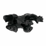 Hood Ornament Gorilla King Matte Black Metal 3 Hole Mount 4 3/4" Tall GG#48189