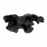 Hood Ornament Gorilla King Matte Black Metal 3 Hole Mount 4 3/4" Tall GG#48189