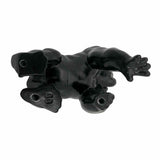 Hood Ornament Gorilla King Matte Black Metal 3 Hole Mount 4 3/4" Tall GG#48189