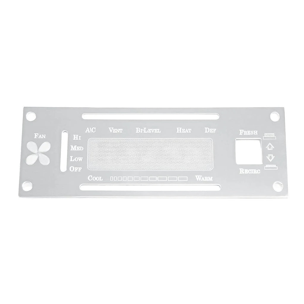 A/C Heater Plate for Kenworth 1982-2001 Slider with Hole Stainless SteelUP#48202