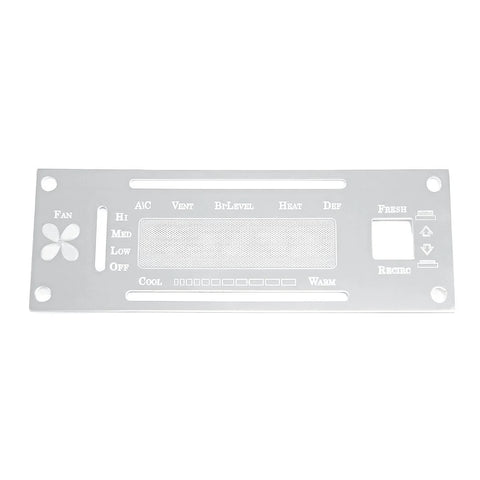 A/C Heater Plate for Kenworth 1982-2001 Slider with Hole Stainless SteelUP#48202