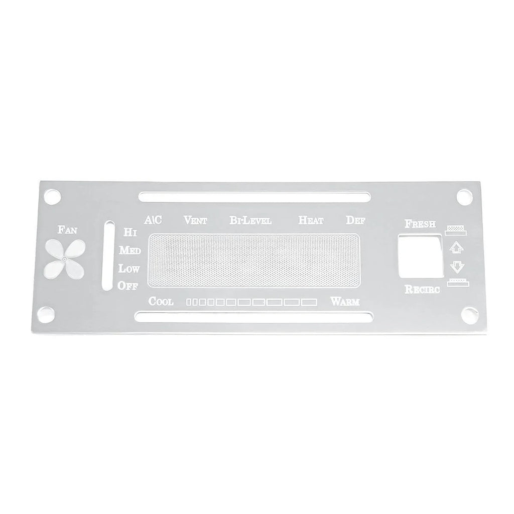 A/C Heater Plate for Kenworth 1982-2001 Slider with Hole Stainless SteelUP#48202
