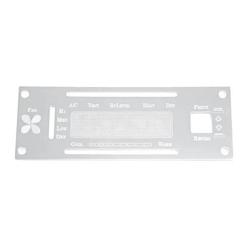 A/C Heater Plate for Kenworth 1982-2001 Slider with Hole Stainless SteelUP#48202