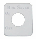 UP Switch Plate for Kenworth Brake Saver Stainless Steel Etched Letter #48220
