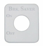 UP Switch Plate for Kenworth Brake Saver Stainless Steel Etched Letter #48220