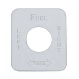 Toggle Switch Plate for Kenworth “Fuel Level” Stainless Steel Etched UP#48252