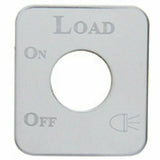 UP Switch Plate for Kenworth Load Lights Stainless Steel Etched Letters #48262
