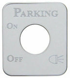 UP Switch Plate for Kenworth Parking Light Stainless Steel Etched Letters #48272