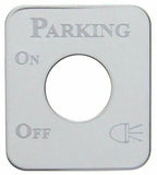UP Switch Plate for Kenworth Parking Light Stainless Steel Etched Letters #48272