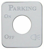 UP Switch Plate for Kenworth Parking Light Stainless Steel Etched Letters #48272