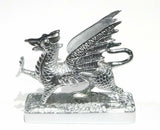 GG Hood Ornament Pull Dragon for Flat Surface Chrome Plated 5 1/4" Long #48320
