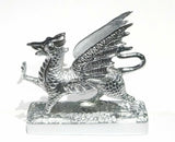 GG Hood Ornament Pull Dragon for Flat Surface Chrome Plated 5 1/4" Long #48320