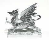 GG Hood Ornament Pull Dragon for Flat Surface Chrome Plated 5 1/4" Long #48320