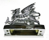 GG Hood Ornament Pull Dragon for Flat Surface Chrome Plated 5 1/4" Long #48320