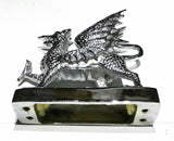 GG Hood Ornament Pull Dragon for Flat Surface Chrome Plated 5 1/4" Long #48320