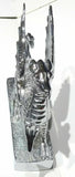 GG Hood Ornament Pull Dragon for Flat Surface Chrome Plated 5 1/4" Long #48320