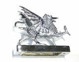 GG Hood Ornament Pull Dragon for Flat Surface Chrome Plated 5 1/4" Long #48320