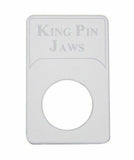 UP Indicator Light Plate King Pin for Kenworth Stainless Steel Etched #48320