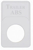 UP Indicator Light Plate for Kenworth Trailer ABS Stainless Etched Block #48333