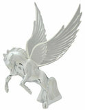 GG Lighted Hood Ornament Stallion Windrider Clear 3 Stud Chrome 9 3/4" #48395