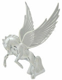 GG Lighted Hood Ornament Stallion Windrider Clear 3 Stud Chrome 9 3/4" #48395