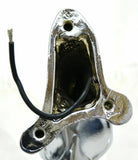 GG Lighted Hood Ornament Stallion Windrider Clear 3 Stud Chrome 9 3/4" #48395