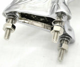 GG Lighted Hood Ornament Stallion Windrider Clear 3 Stud Chrome 9 3/4" #48395