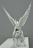 GG Lighted Hood Ornament Stallion Windrider Clear 3 Stud Chrome 9 3/4" #48395