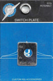 Toggle Switch Plate for Peterbilt Brake Light Stainless Steel Etched UP#48408