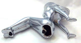 Hood Ornament Sitting Nude Lady for Flat Surface Hood Chrome 2 Stud Mnt GG#48410
