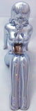Hood Ornament Sitting Nude Lady for Flat Surface Hood Chrome 2 Stud Mnt GG#48410